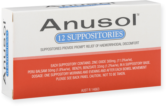 Anusol<sup>™</sup> suppositories